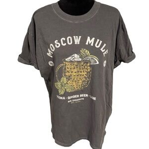 Gray Moscow Mule Graphic Tee